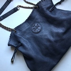 Tory Burch Marion Navy Hobo purse